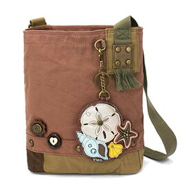 chala バッグ パッチ カバン かわいい Chala Women Handbag Patch Crossbody - Sand Dollar - Mauvechala バッグ パッチ カバン かわいい