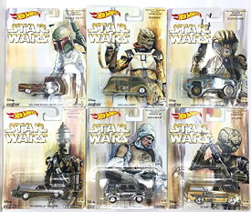 ホットウィール マテル ミニカー ホットウイール Hot Wheels 1:64 Scale Bounty Hunter Series Star Wars Set of 6 Real Rider Collectible Die Cast Toy Model Carsホットウィール マテル ミニカー ホットウイール