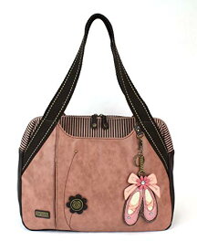 chala バッグ パッチ カバン かわいい Chala Handbags Dust Rose Shoulder Purse Tote Bag with Key Fob/Coin Purse - Dusty Rose (Ballerina Dusty Rose)chala バッグ パッチ カバン かわいい