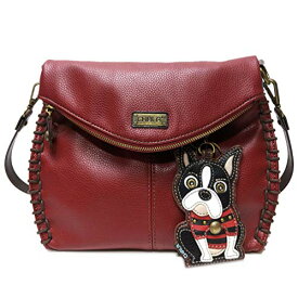 chala バッグ パッチ カバン かわいい CHALA Charming Crossbody Bag Shoulder Handbag With Flap Top and Zipper Burgundy (Boston Coin Purse)chala バッグ パッチ カバン かわいい