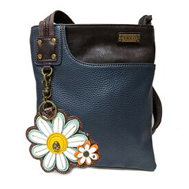 chala バッグ パッチ カバン かわいい Chala Small Crossbody Phone Purse | SOFT Vegan Leather SWING Bag in Navy Blue Color (Coin Purse_Daisy)chala バッグ パッチ カバン かわいい