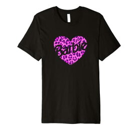Tシャツ キャラクター ファッション トップス 海外モデル Barbie Leopard Heart Logo Premium T-ShirtTシャツ キャラクター ファッション トップス 海外モデル