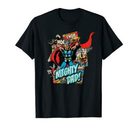 Tシャツ キャラクター ファッション トップス 海外モデル Marvel Thor Mighty Dad Comic Book Father's Day T-ShirtTシャツ キャラクター ファッション トップス 海外モデル