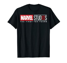 マーベル Marvel マーベルスタジオ 10周年 半袖Tシャツ メンズ 【Sサイズ】 ブラック ファッション トップス アメリカ