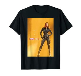 マーベル Marvel マーベルスタジオ10周年 ブラック・ウィドウ 半袖Tシャツ レディース 【Sサイズ】 ブラック ファッション トップス アメリカ