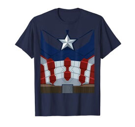 マーベル Marvel キャプテンアメリカ 半袖Tシャツ メンズ 【Sサイズ】 ブラック ファッション トップス アメリカ
