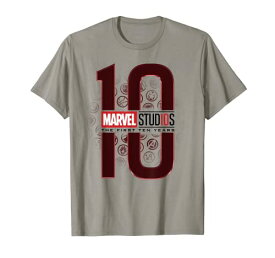 Tシャツ キャラクター ファッション トップス 海外モデル Marvel Studios 10 Years Icon Fade Logo Graphic T-Shirt T-ShirtTシャツ キャラクター ファッション トップス 海外モデル