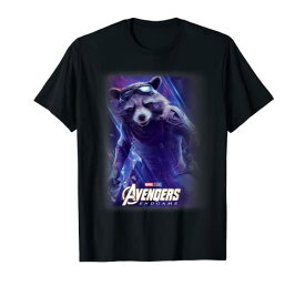 Tシャツ キャラクター ファッション トップス 海外モデル Marvel Avengers Endgame Rocket Raccoon Galactic Space Poster T-ShirtTシャツ キャラクター ファッション トップス 海外モデル