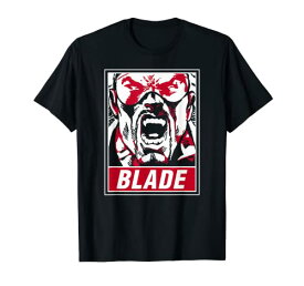 Tシャツ キャラクター ファッション トップス 海外モデル Marvel Blade Propaganda Poster Red Highlight Graphic T-Shirt T-ShirtTシャツ キャラクター ファッション トップス 海外モデル