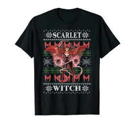 Tシャツ キャラクター ファッション トップス 海外モデル Marvel X-Men Scarlet Witch Ugly Christmas Sweater T-ShirtTシャツ キャラクター ファッション トップス 海外モデル