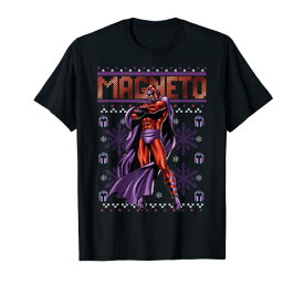 Tシャツ キャラクター ファッション トップス 海外モデル Marvel X-Men Magneto Purple Ugly Christmas Sweater T-ShirtTシャツ キャラクター ファッション トップス 海外モデル