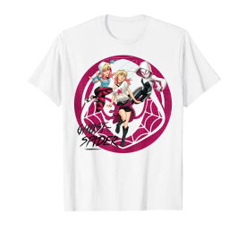 Tシャツ キャラクター ファッション トップス 海外モデル Marvel Rising Secret Warriors Ghost-Spider Collage Logo T-ShirtTシャツ キャラクター ファッション トップス 海外モデル