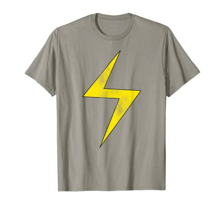 楽天市場 送料無料 マーベル Marvel ミズ マーベル 稲妻のアイコン 半袖tシャツ メンズ Sサイズ スレート ファッション トップス アメリカ Angelica