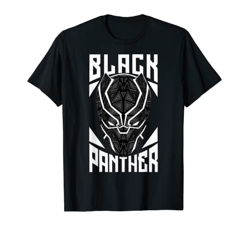 定番スタイル 最大96％オフ 無料ラッピングでプレゼントや贈り物にも 逆輸入並行輸入送料込 Tシャツ キャラクター ファッション トップス 海外モデル 送料無料 Marvel Avengers Black Panther Geometric Helmet T-ShirtTシャツ visalands.com.ua visalands.com.ua