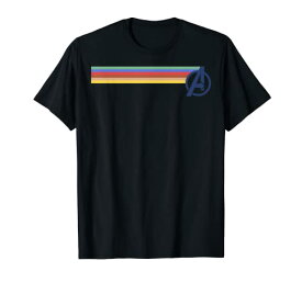 Tシャツ キャラクター ファッション トップス 海外モデル Marvel Avengers Rainbow Colors Classic Logo Graphic T-Shirt T-ShirtTシャツ キャラクター ファッション トップス 海外モデル