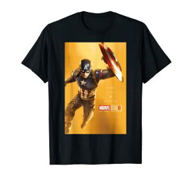 Tシャツ キャラクター ファッション トップス 海外モデル Marvel Studios 10 Years Captain Poster Graphic T-Shirt T-ShirtTシャツ キャラクター ファッション トップス 海外モデル