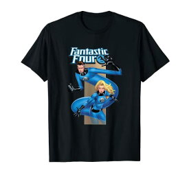 Tシャツ キャラクター ファッション トップス 海外モデル Marvel Fantastic Four Mr. Fantastic Invisible Woman T-Shirt T-ShirtTシャツ キャラクター ファッション トップス 海外モデル