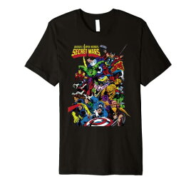 Tシャツ キャラクター ファッション トップス 海外モデル Marvel Exclusive Secret Wars Franchise Hero Collage Premium T-ShirtTシャツ キャラクター ファッション トップス 海外モデル
