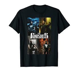Tシャツ キャラクター ファッション トップス 海外モデル Marvel Comics Retro Classic The Punisher Panel Collage T-ShirtTシャツ キャラクター ファッション トップス 海外モデル