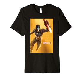 Tシャツ キャラクター ファッション トップス 海外モデル Marvel Studios 10 Years Captain Poster Premium T-Shirt Premium T-ShirtTシャツ キャラクター ファッション トップス 海外モデル