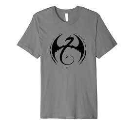 Tシャツ キャラクター ファッション トップス 海外モデル Marvel Iron Fist Classic Dragon Logo Graphic Premium T-Shirt Premium T-ShirtTシャツ キャラクター ファッション トップス 海外モデル