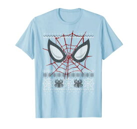 Tシャツ キャラクター ファッション トップス 海外モデル Marvel Spider-Man Eyes Ugly Christmas Sweater T-Shirt T-ShirtTシャツ キャラクター ファッション トップス 海外モデル