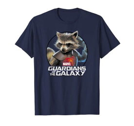 Tシャツ キャラクター ファッション トップス 海外モデル Marvel Guardians of the Galaxy Rocket Raccoon Circle T-ShirtTシャツ キャラクター ファッション トップス 海外モデル