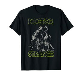 Tシャツ キャラクター ファッション トップス 海外モデル Marvel Doctor Strange Sorcerer Supreme Magic Vintage Sketch T-ShirtTシャツ キャラクター ファッション トップス 海外モデル