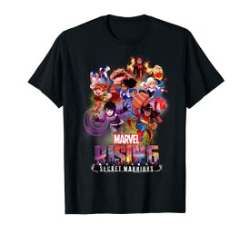 Tシャツ キャラクター ファッション トップス 海外モデル Marvel Rising Secret Warriors Hero Action Pose Collage T-ShirtTシャツ キャラクター ファッション トップス 海外モデル