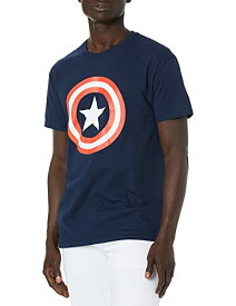 Tシャツ キャラクター ファッション トップス 海外モデル Marvel Men's America 80's Captain T-Shirt, Navy, SmallTシャツ キャラクター ファッション トップス 海外モデル