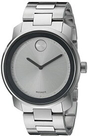腕時計 モバード メンズ Movado Men's 3600257 Analog Display Quartz Silver Watch腕時計 モバード メンズ
