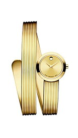 腕時計 モバード レディース Movado Museum Wrap Yellow Gold Soleil Dial Ladies Dress Watch 0606806腕時計 モバード レディース