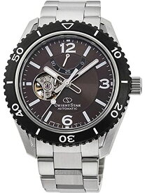 腕時計 オリエント メンズ Orient Star Semi Skeleton Power Reserve Sapphire Brown Dial Watch RE-AT0102Y腕時計 オリエント メンズ