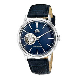 腕時計 オリエント メンズ Orient Men's Stainless Steel Japanese Automatic Dress Watch with Leather Strap, Blue, 21 (Model: RA-AG0005L)腕時計 オリエント メンズ