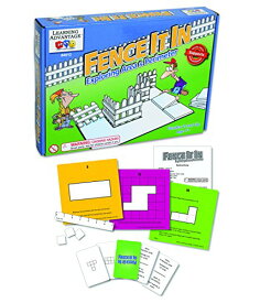 知育玩具 ラーニングアドバンテージ パズル ブロック Learning Advantage 4612 Fence It in: Exploring Area and Perimeter Game, Grade: 2, 20.3" Height, 8.85" Width, 13.3" Length知育玩具 ラーニングアドバンテージ パズル ブロック