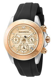 腕時計 テクノマリーン レディース TechnoMarine Women's TM219044 Quartz Watch, Stainless Steel, Silicone Strap, Black, 20 (Model: TM219044) (One Size, Multicolored)腕時計 テクノマリーン レディース