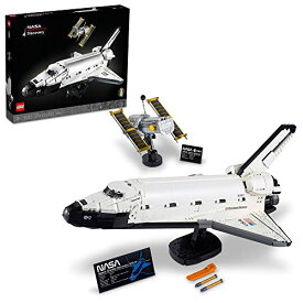 レゴ LEGO Icons NASA Space Shuttle Discovery 10283 Model Building Set - Spaceship Collection with Hubble Telescope, Detailed Display for Home or Office Decor, Gift Idea for Adultsレゴ