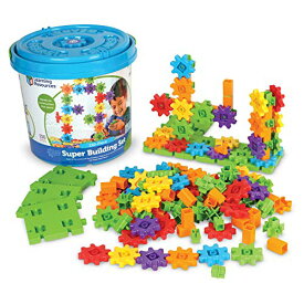 知育玩具 パズル ブロック ラーニングリソース Learning Resources Gears! Gears! Gears! Super Building Toy Set, STEM Toys, Construction Toys, Gears for Kids, 150 Pieces, Ages 3+知育玩具 パズル ブロック ラーニングリソース