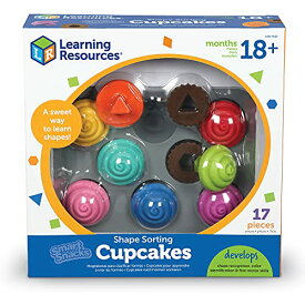 知育玩具 パズル ブロック ラーニングリソース Learning Resources Smart Snacks Shape Sorting Cupcakes,17 Pieces, Ages 18 Months+, Fine Motor, Color & Shape Recognition知育玩具 パズル ブロック ラーニングリソース