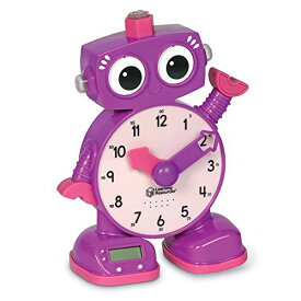 知育玩具 パズル ブロック ラーニングリソース Learning Resources Tock The Learning Clock, Amazon Exclusive, Educational Talking Clock, Ages 3+, Purple (LSP2385AMZ)知育玩具 パズル ブロック ラーニングリソース