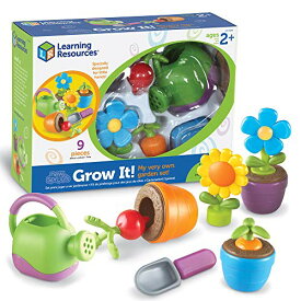 知育玩具 パズル ブロック ラーニングリソース Learning Resources New Sprouts Grow It! Toddler Gardening Set - 9 Pieces, Ages 2+ Toddler Learning Toys, Garden Toys for Kids, Spring and Easter Toys for Boys and知育玩具 パズル ブロック ラーニングリソース