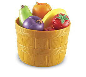 知育玩具 パズル ブロック ラーニングリソース Learning Resources New Sprouts Bushel of Fruit - 10 Pieces, Ages 18+ months Toddler Learning Toys, Pretend Play Food for Toddlers, Kitchen Toys知育玩具 パズル ブロック ラーニングリソース