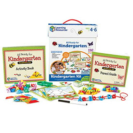 知育玩具 パズル ブロック ラーニングリソース Learning Resources All Ready for Kindergarten Readiness Kit for Kids Ages 4+ Learning Activities for Kids, Kindergartner Prep Materials, Homeschool Supplies知育玩具 パズル ブロック ラーニングリソース