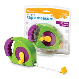 知育玩具 パズル ブロック ラーニングリソース Learning Resources Simple Tape Measure, Ages 3+, Retractable Toy Tape Measure, Measures 4 Feet, Construction Toy for Kids,Back to School知育玩具 パズル ブロック ラーニングリソース