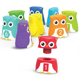 知育玩具 パズル ブロック ラーニングリソース Learning Resources Snap-n-Learn Rainbow Color and Shape Recognition, Letter Owls, Alphabet Toy, 10 Pieces, Ages 2+知育玩具 パズル ブロック ラーニングリソース