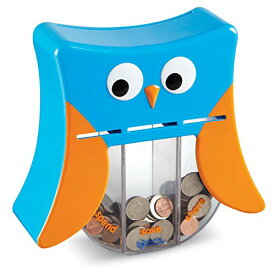 知育玩具 パズル ブロック ラーニングリソース Learning Resources Wise Owl Teaching Bank - 4 Pieces, Ages 3+ Toddler Learning Toys, Play Money Toy for Kids, Save Spend Give Bank知育玩具 パズル ブロック ラーニングリソース