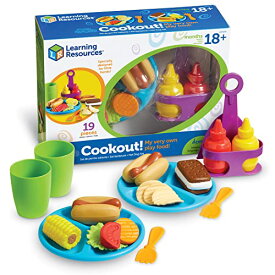 知育玩具 パズル ブロック ラーニングリソース Learning Resources New Sprouts Cookout! ,19 Pieces, Ages 18+ Months, Barbecue Set, Pretend Play Food for Toddlers知育玩具 パズル ブロック ラーニングリソース