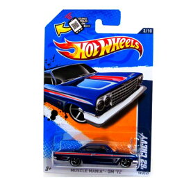 ホットウィール マテル ミニカー ホットウイール 2012 Hot Wheels Muscle Mania - GM '62 Chevy Blue #103/247ホットウィール マテル ミニカー ホットウイール