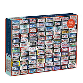 ジグソーパズル 海外製 アメリカ Galison Nantucket License Plates Puzzle, 1,000 Pieces, 20” x 27” ? Jigsaw Puzzle Featuring a Collage of License Plate Photographs ? Thick, Sturdy Pieces, Challenging Family Activitジグソーパズル 海外製 アメリカ