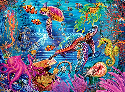 無料ラッピングでプレゼントや贈り物にも 逆輸入並行輸入送料込 ジグソーパズル 海外製 アメリカ 送料無料 Buffalo Games Ocean Jigsaw Piece 1000 - 買得 Puzzleジグソーパズル Colorful 祝日
